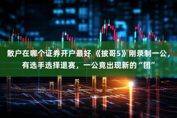 散户在哪个证券开户最好 《披哥5》刚录制一公，有选手选择退赛，一公竟出现新的“团”