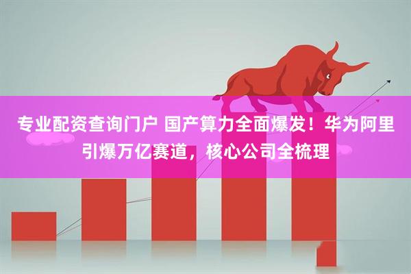 专业配资查询门户 国产算力全面爆发！华为阿里引爆万亿赛道，核心公司全梳理
